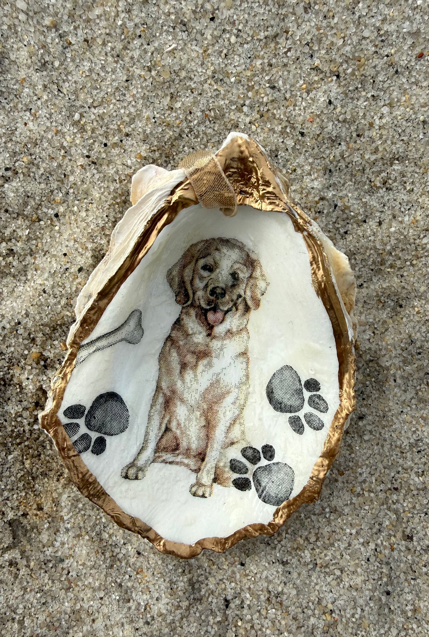 Golden Giggle Ornament