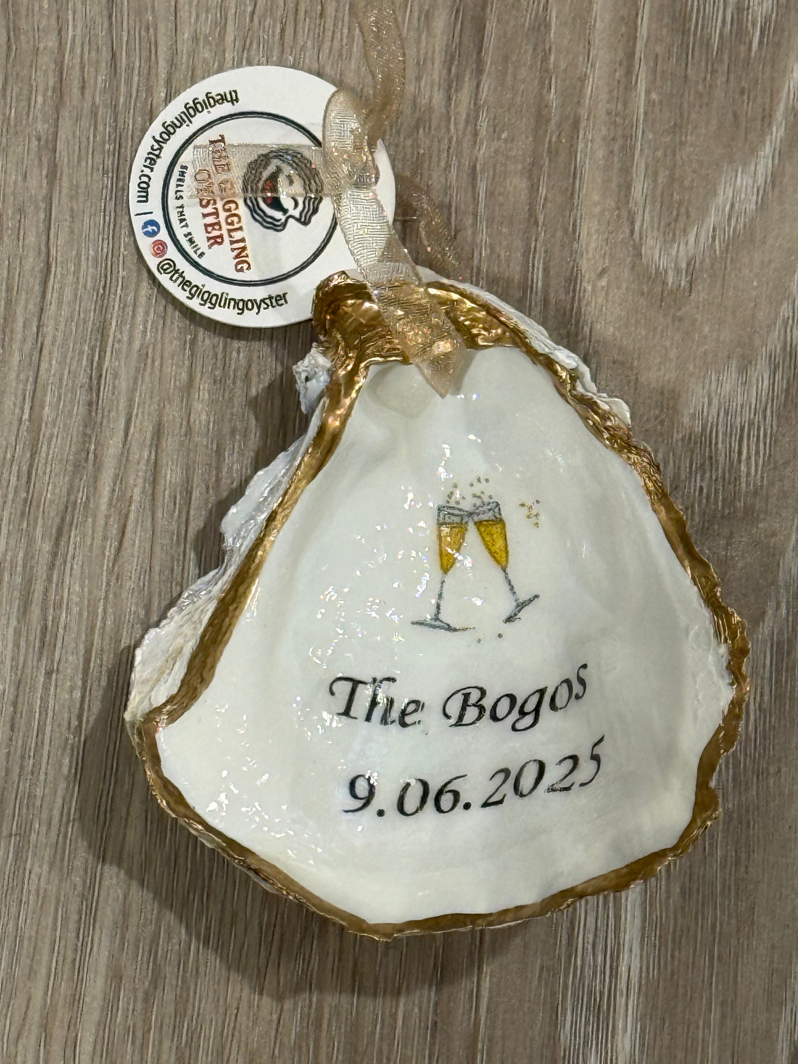 Custom Oyster Shells – The Giggling Oyster