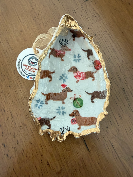 Dachshund All the Way Ornament