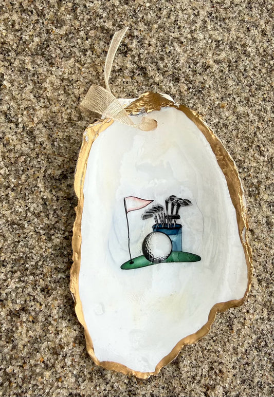 Giggling Golfer Ornament