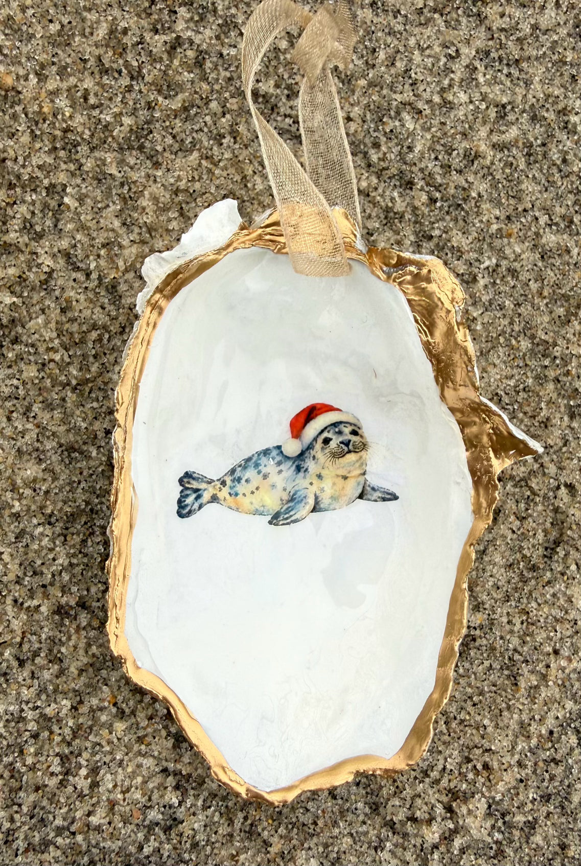 Santa Seal Ornament
