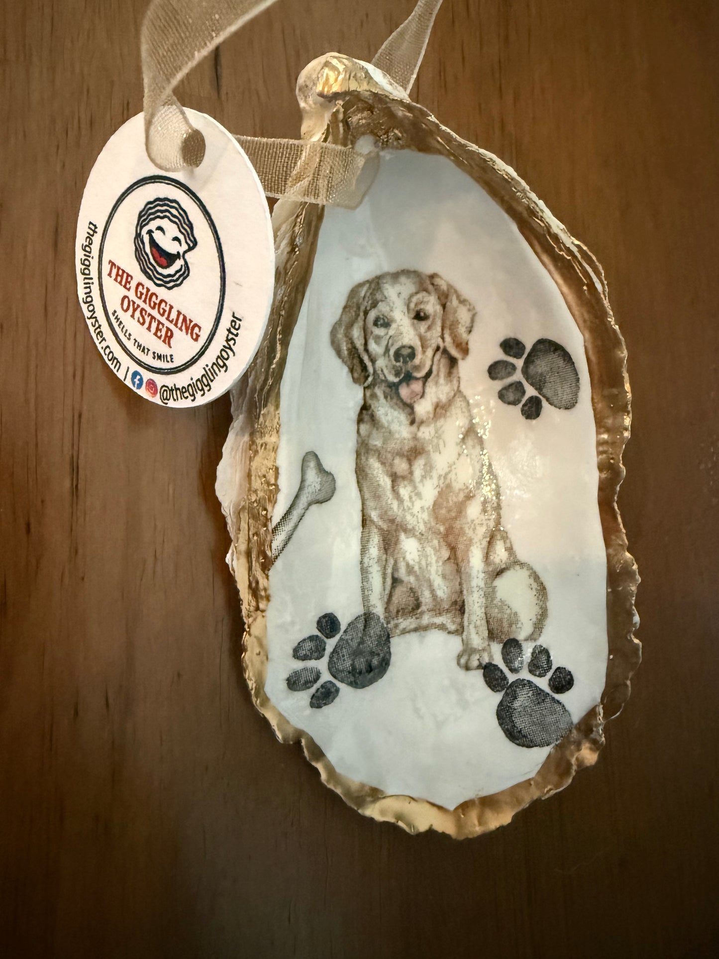 The Golden Giggle Ornament