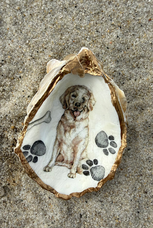 Golden Giggle Ornament