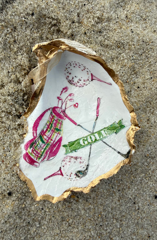 Giggling Golfer Ornament