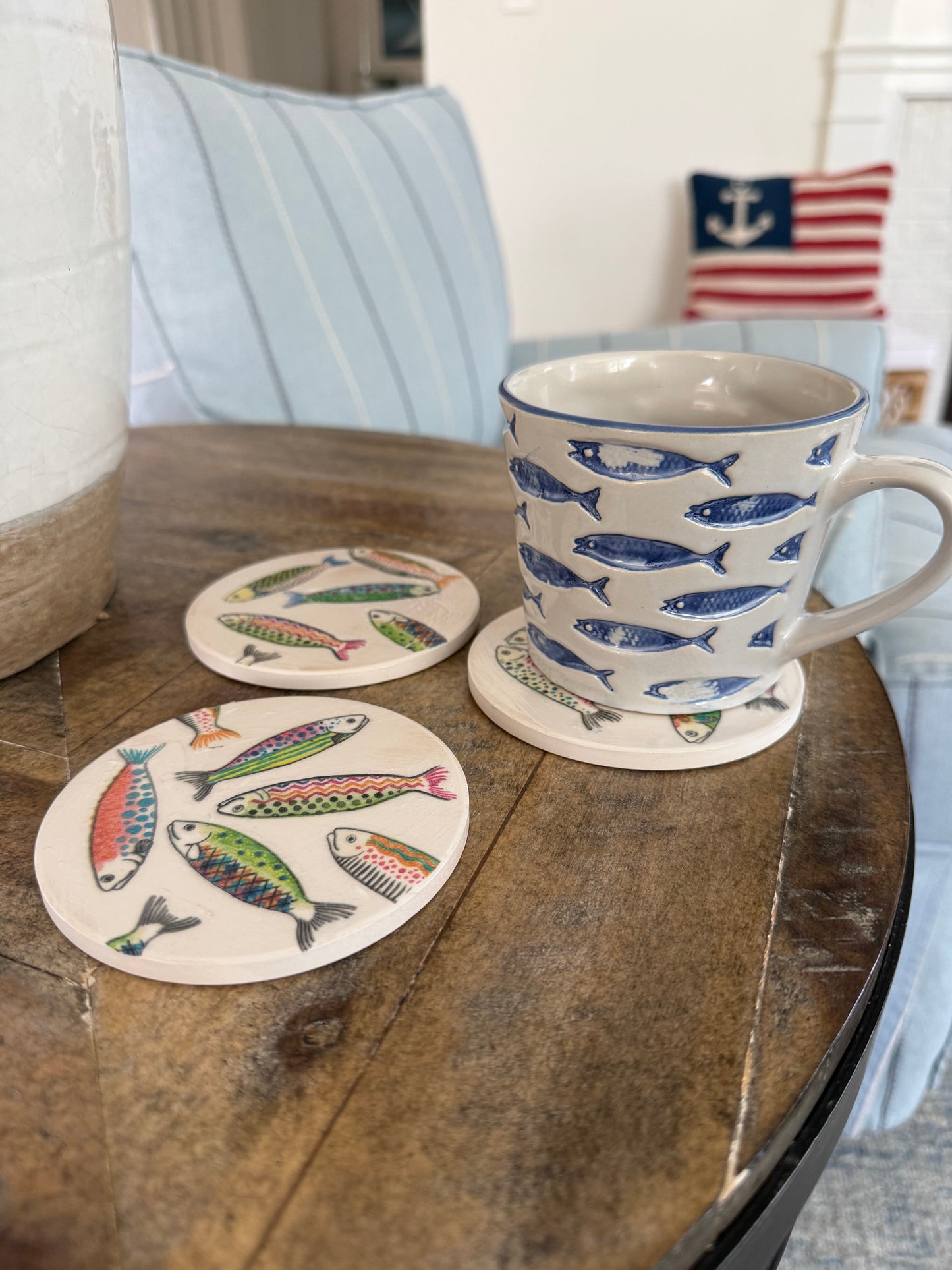 Fin & Fancy Coaster Set of 4