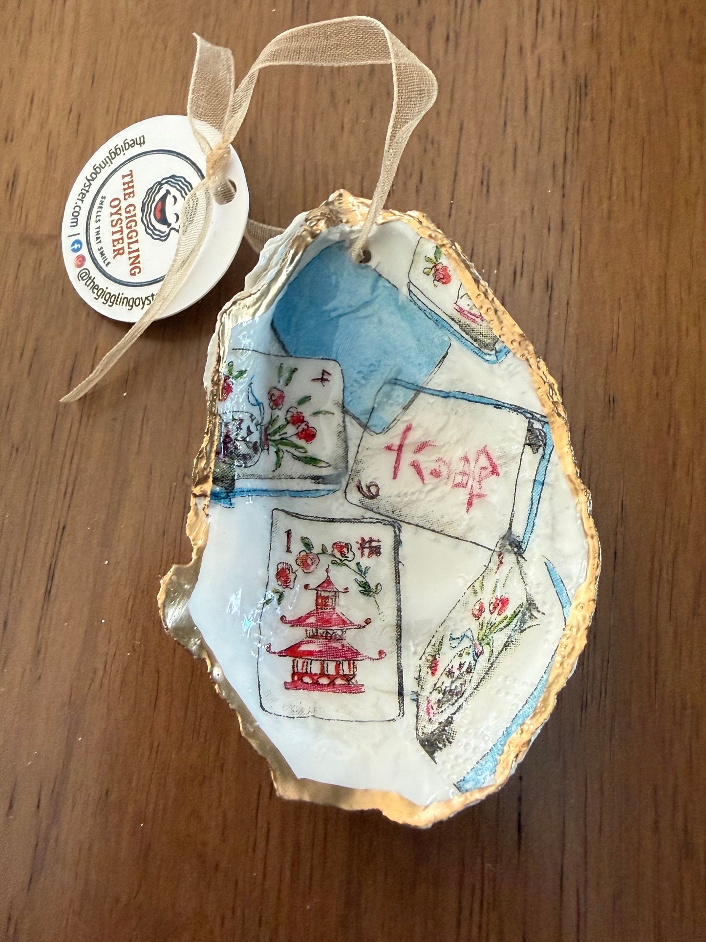 Tile Talk Giggles Ornament